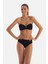 Siyah Straplez V Tel Bikini Üst 5