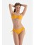 Sarı Straplez Bikini Üst 4