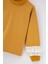 Hardal Uzun Kol Brode Detayli Dik Yaka Sweatshirt 1