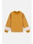 Hardal Uzun Kol Brode Detayli Dik Yaka Sweatshirt 2