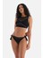 Siyah Halter Yaka Bikini Üst 5
