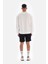 Beyaz Erkek Tenis Baskili Sweatshirt 1