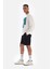 Beyaz Erkek Tenis Baskili Sweatshirt 3