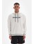 Beyaz Erkek No Man's Land Baskili Sweatshirt 1