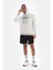 Beyaz Erkek No Man's Land Baskili Sweatshirt 5
