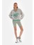 Gri Melanj Kadin Colorado Baski Sweatshirt 5