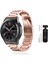 Samsung Galaxy Watch Gear S2 Uyumlu Kordon Paslanmaz Çelik Kordon Ayarlama Aparatlı 1