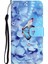 Samsung Galaxy A54 Için 5g Çapraz Doku Pu Deri Flip Telefon Kapağı 3D Desen Baskı Cüzdan Stand Manyetik Kılıf (Yurt Dışından) 5