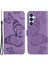 Kt Samsung Galaxy A54 5g Pu Deri Anti-Çizgiye Dönüşlü Telefon Flip Cüzdan Kılıfı Baskılı Kelebek Desen Standı Damla Geçirmez Telefon Kapağı (Yurt Dışından) 2