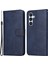Samsung Galaxy A54 Için 5g Pu Deri Cüzdan Şok Geçirmez Telefon Kapağı Kıta Anti Klasik Buzağı Dokusu Telefon Stand Kılıfı Bilek Kayışı (Yurt Dışından) 2