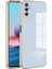 Samsung Galaxy A14 5g Kılıf Golden Silikon Kılıf Açık Mavi 1
