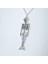 Vintage Gotik Mermord Deniz Kızı Iskelet Paslanmaz Çelik Kolye 2
