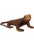 Abanoz Ağacı El Yapımı Komodo Ejderi Heykel/ Biblo 60*23CM 1
