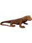 Abanoz Ağacı El Yapımı Komodo Ejderi Heykel/ Biblo 60*23CM 2
