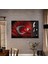 Atatürk ve Türk Bayrağı Cam Tablo 1