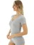 Kısa Kollu V Yaka Slim Fit Kadın Body T-Shirt 2036 4