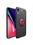 Apple Apple iPhone Xr 6.1 Kılıf Kamera Çıkıntılı Renkli Yüzüklü Standlı Mıknatıslı Kapak (Ravel) 2