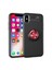 Apple Apple iPhone x Kılıf Kamera Çıkıntılı Renkli Yüzüklü Standlı Mıknatıslı Kapak (Ravel) 2