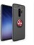 Samsung Galaxy S9 Plus Kılıf Kamera Çıkıntılı Renkli Yüzüklü Standlı Mıknatıslı Kapak (Ravel) 1