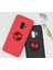 Samsung Galaxy S9 Kılıf Kamera Çıkıntılı Renkli Yüzüklü Standlı Mıknatıslı Kapak (Ravel) 4