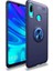 Huawei Y6 2019 Kılıf Kamera Çıkıntılı Renkli Yüzüklü Standlı Mıknatıslı Kapak (Ravel) 2