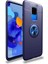 Huawei Mate 30 Lite Kılıf Kamera Çıkıntılı Renkli Yüzüklü Standlı Mıknatıslı Kapak (Ravel) 1