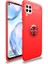 Huawei P40 Lite Kılıf Kamera Çıkıntılı Renkli Yüzüklü Standlı Mıknatıslı Kapak (Ravel) 1
