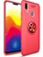 Xiaomi Mi Max 3 Kılıf Kamera Çıkıntılı Renkli Yüzüklü Standlı Mıknatıslı Kapak (Ravel) 1