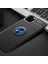 Apple iPhone 11 Pro Kılıf Kamera Çıkıntılı Renkli Yüzüklü Standlı Mıknatıslı Kapak (Ravel) 1