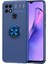 Oppo A15 Kılıf Kamera Çıkıntılı Renkli Yüzüklü Standlı Mıknatıslı Kapak (Ravel) 2