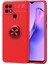 Oppo A15S Kılıf Kamera Çıkıntılı Renkli Yüzüklü Standlı Mıknatıslı Kapak (Ravel) 2