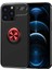 Apple Apple iPhone 13 Pro Max Kılıf Kamera Çıkıntılı Renkli Yüzüklü Standlı Mıknatıslı Kapak (Ravel) 1