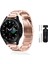 Samsung Galaxy Watch 4 Classic 42MM Uyumlu Kordon Kordon Metal Kordon Ayarlama Aparatlı 1