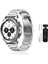 Samsung Galaxy Watch 4 Classic 46MM Uyumlu Kordon Kordon Metal Kordon Ayarlama Aparatlı 1