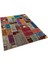 Patchwork Bej Patchwork Yün ve Pamuk El Dokuma Oda Salon Halısı 3