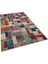 Patchwork Mor Patchwork Yün ve Pamuk El Dokuma Oda Salon Halısı 3