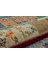 Patchwork Yeşil Patchwork Yün ve Pamuk El Dokuma Oda Salon Halısı 3