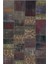 Patchwork Gri Patchwork Yün ve Pamuk El Dokuma Oda Salon Halısı 1
