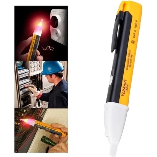 Perfecttrade LED Işıklı Kablo Kopuk Bulucu Sesli Akım Test Kontrol Kalemi