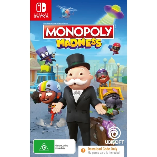 Monopoly Madness Nintendo Switch Oyun (Dijital İndirme Kodu)