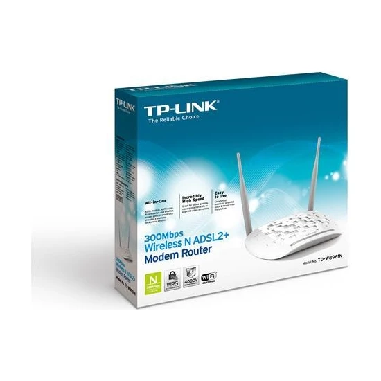 TP-LINK TD-W8961N 300MBPS Adsl2 + Kablosuz Modem