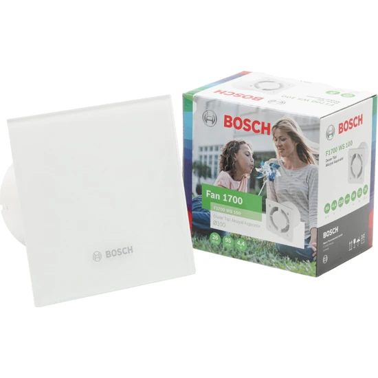 Bosch Banyo Aspiratörü / Fanı   1700 Serisi Mat Beyaz 100 mm çap