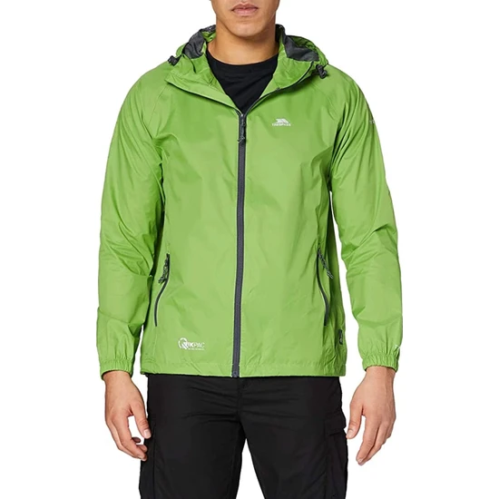 Trespass Qikpac Jacket Unisex Yeşil Yağmurluk UAJKRAI10001-LEF