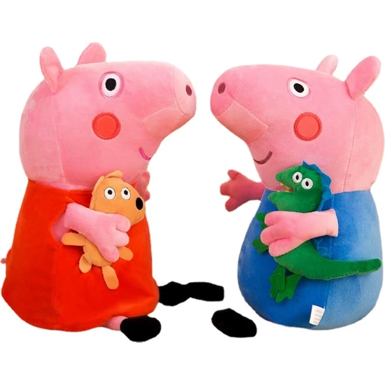 Peppa Pig 2 Peppa Pig Bebeği, Page ve George Bebeği Parçalama Oyuncakları (Yurt Dışından)