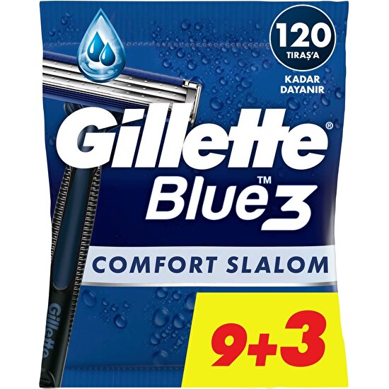 Gillette Blue3 Slalom Kullan At Tıraş Bıçağı 12'li