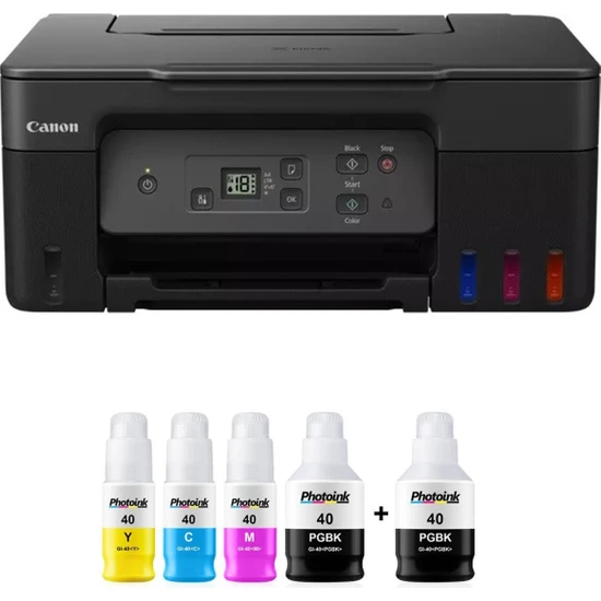 Canon Pıxma G2470 Photoink Mürekkepli Megatank Yazıcı