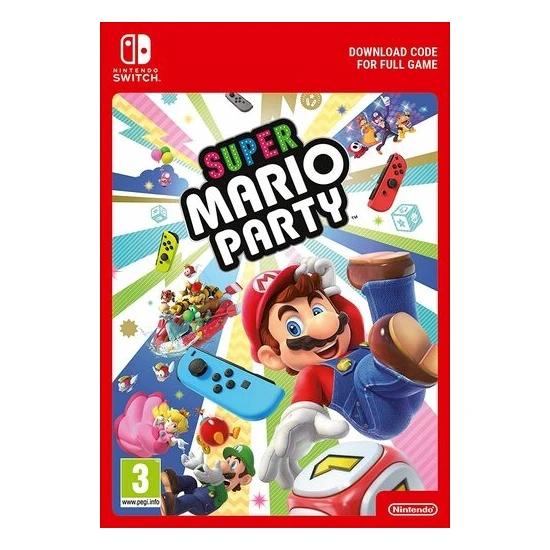 Super Mario Party Nintendo Switch Oyun (Dijital İndirme Kodu)