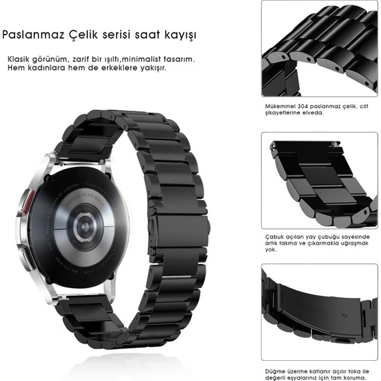 Kip GSM Samsung Galaxy Watch 4 Classic 46MM Uyumlu Kordon Fiyatı