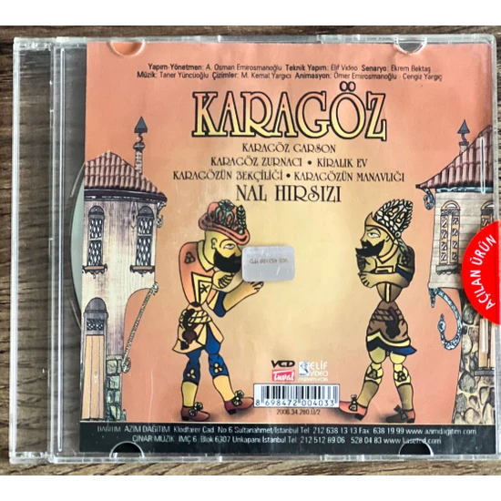 Kovak & Kailyn Karagöz ve Hacivat Nal Hırsızı VCD - Türk Gölge Oyunu Sanatı