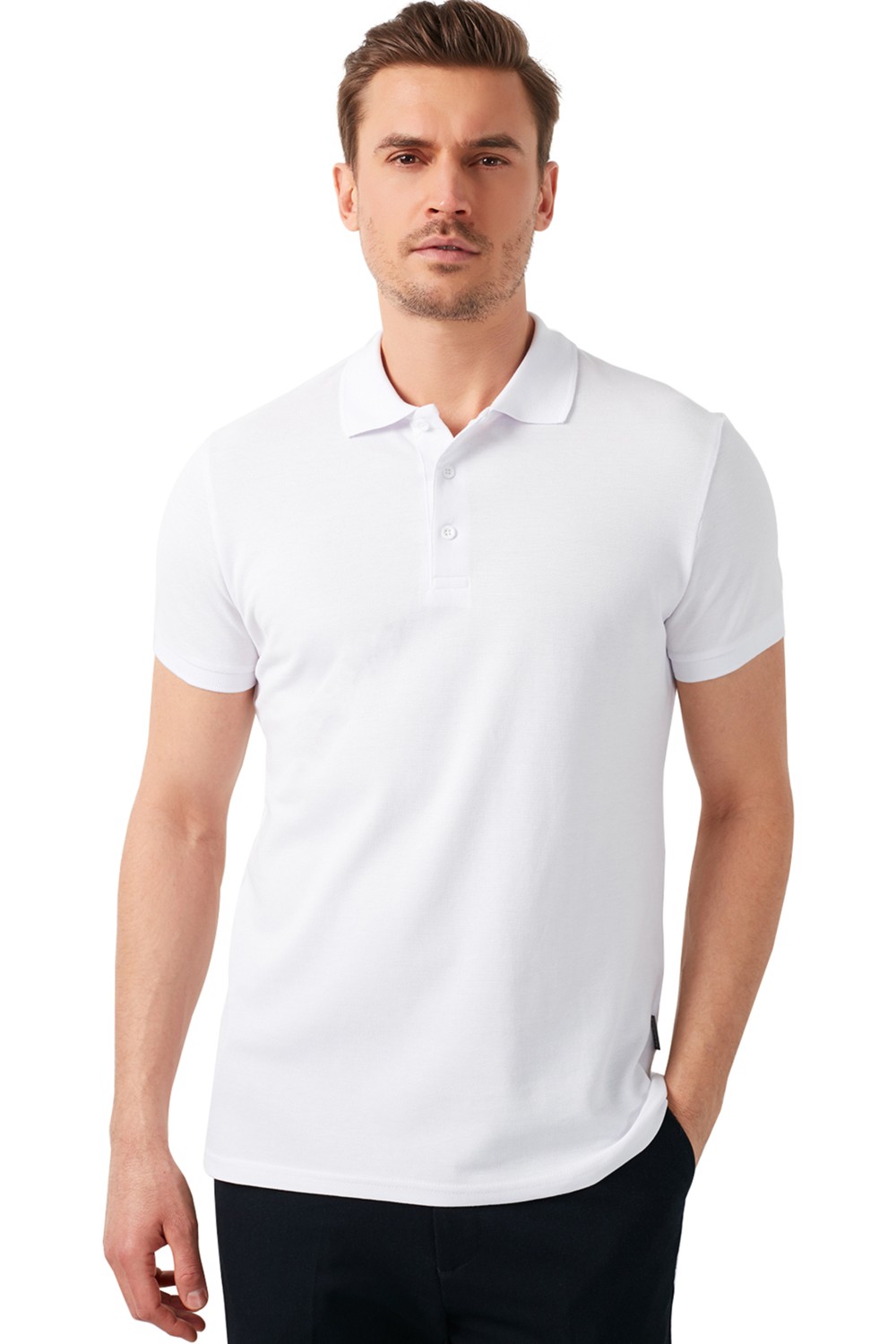 Buratti Pamuklu Polo T Shirt Erkek Polo 5902127 görsel 5